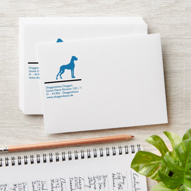 Great Dane Envelope (Stacked)
