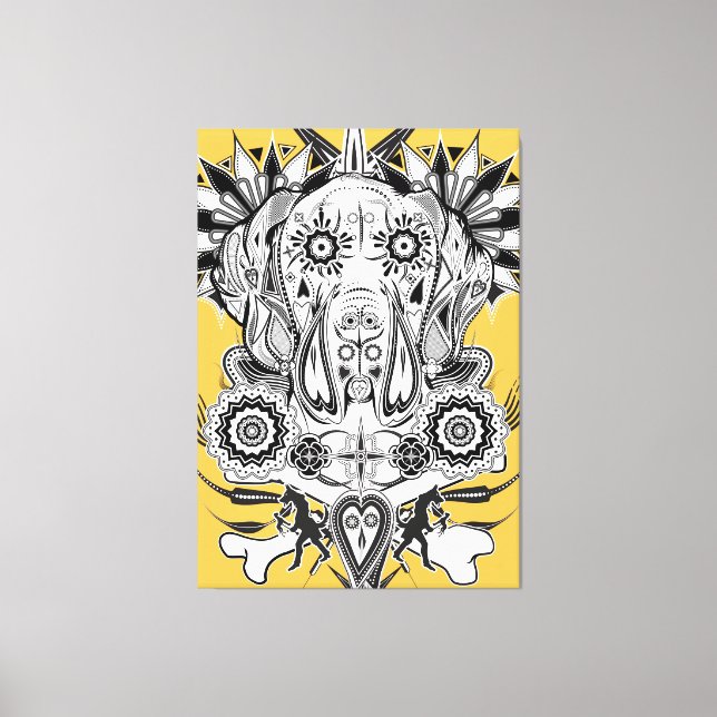 Great Dane Extremo Canvas Print (Front)