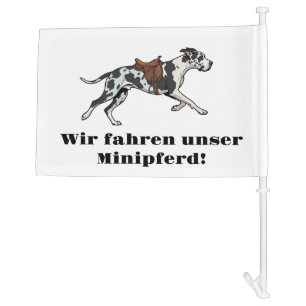 Great Dane Fan Car Flag