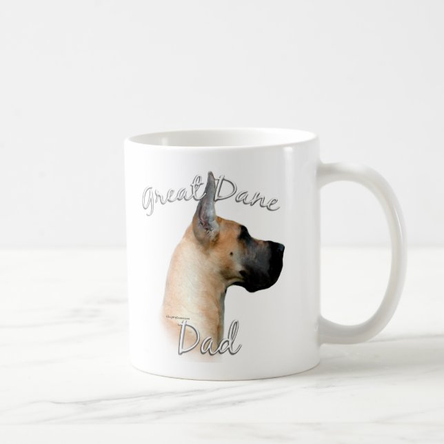 Great Dane (fawn) Dad 2 Coffee Mug (Right)