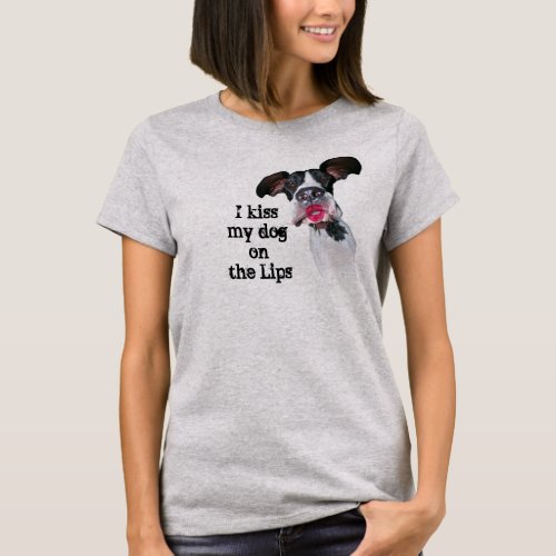 Great Dane Friends Kiss my Dog T_Shirt