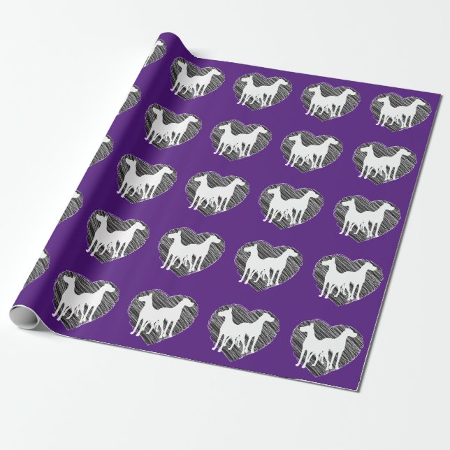 Great Dane Friends wrapping paper (Unrolled)