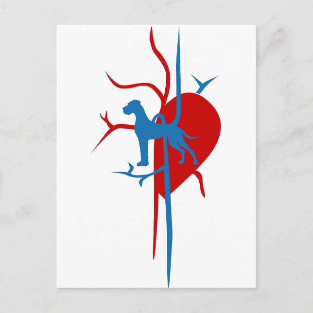 Great Dane Fun Gifts Postcard (Front)