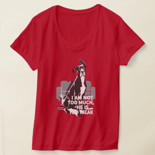 Great Dane fun with girls and power  T-Shirt