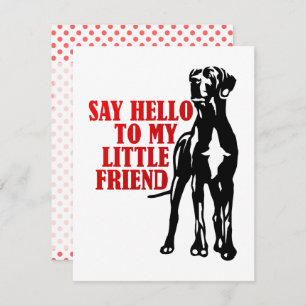Great Dane funny kids party Invitations