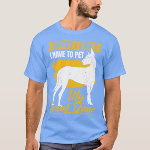 Great Dane German Mastiff Dog Lover Gift T_Shirt