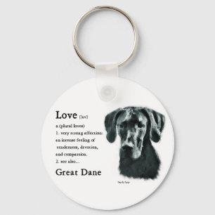 Great Dane Gifts Keychain