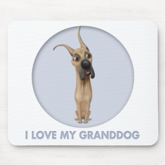 Great Dane granddog Mouse Pad