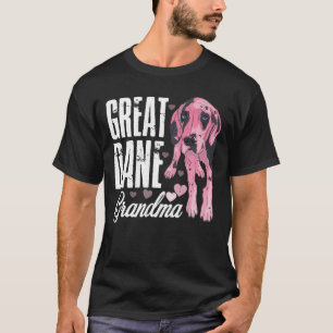 Great Dane Grandma  Mens Womens Great Dane T-Shirt