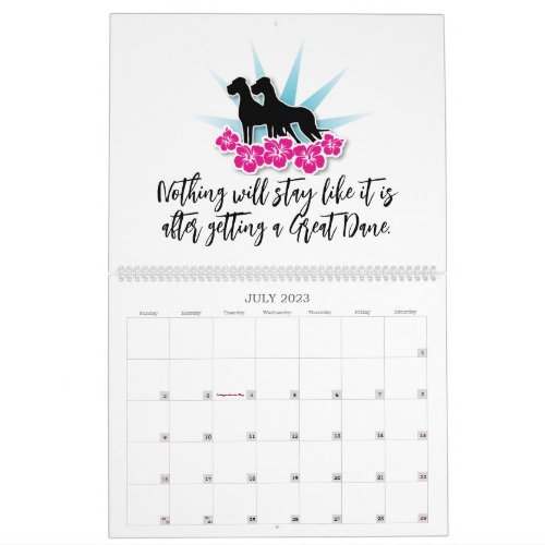 Great Dane Graphics Calendar