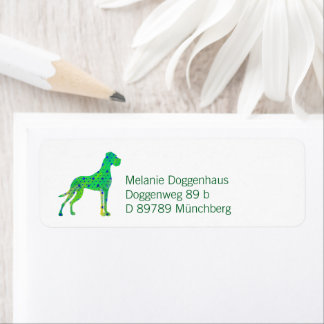 Great Dane Green  Label