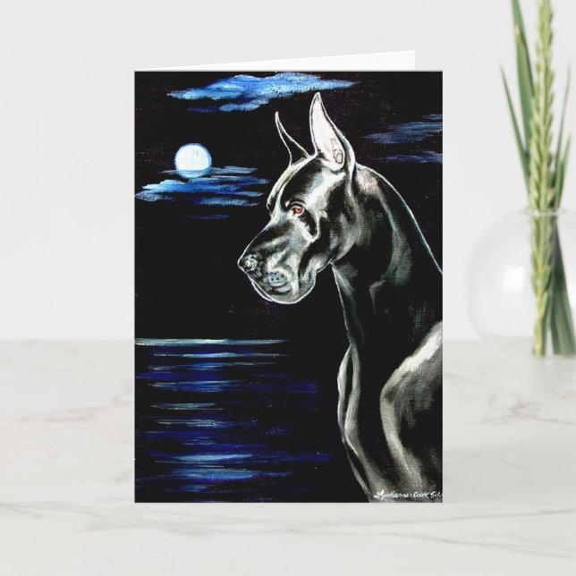 Great Dane Greeting Cards (Front)