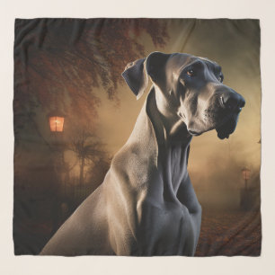 Great Dane Halloween Scary Scarf