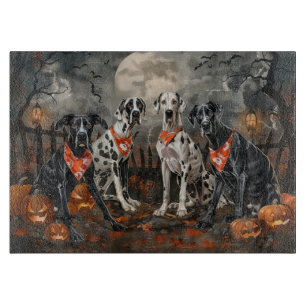 Great Dane Halloween Spooky Cutting Board