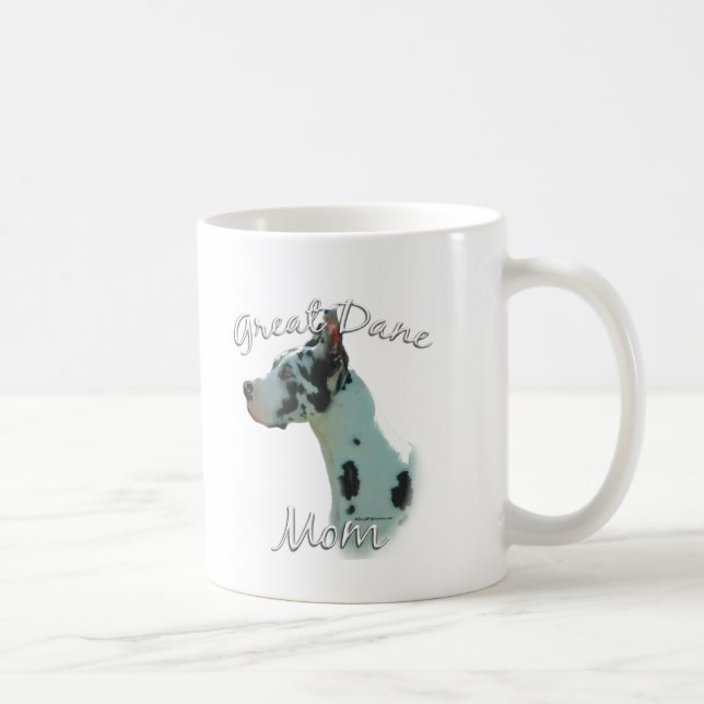 Great Dane (harlequin) Mom 2 Coffee Mug (Right)