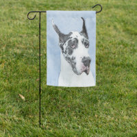 Great Dane (Harlequin) Painting - Original Dog Art