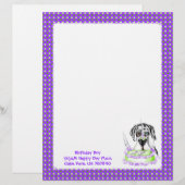 Great Dane Harlequin UC Birthday Cake (Front/Back)