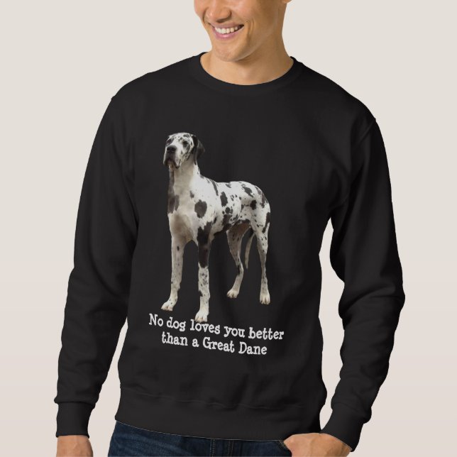 Great Dane Harlequin Unisex Sweatshirt (Front)