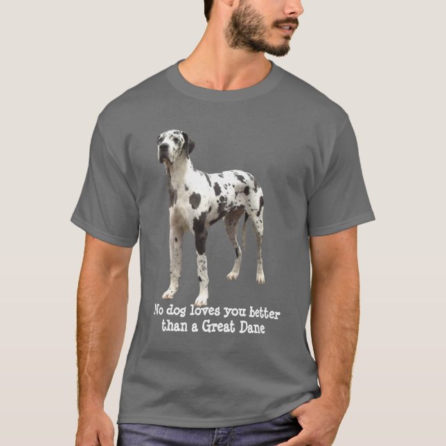 Great Dane Harlequin Unisex T-Shirt (Front)