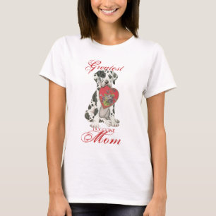Great Dane Heart Mom T-Shirt