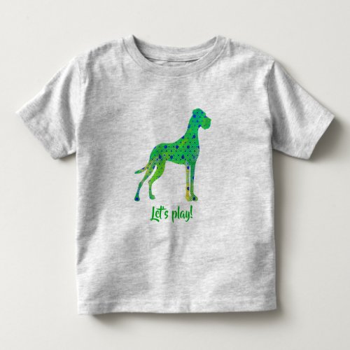 Great Dane Hero Toddler T-shirt