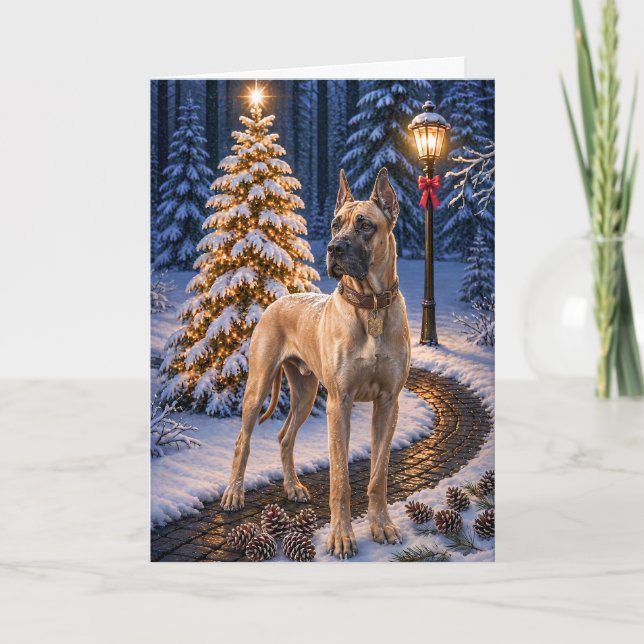 Great Dane Holiday Card (Front)