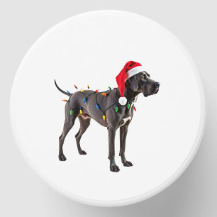 Great Dane Holiday Christmas Light (4) Mini Candle Favors