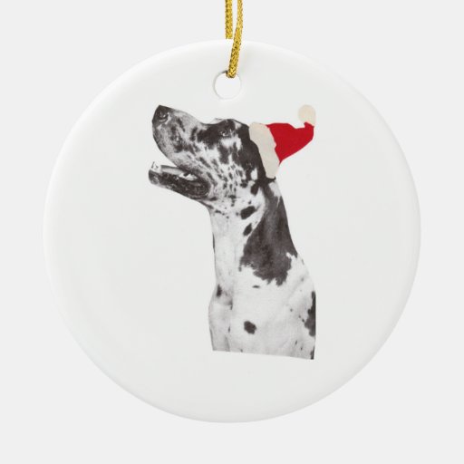Great Dane Holiday Ornament