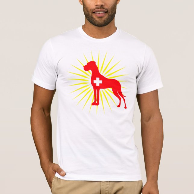 Great Dane Illustration T-Shirt (Front)