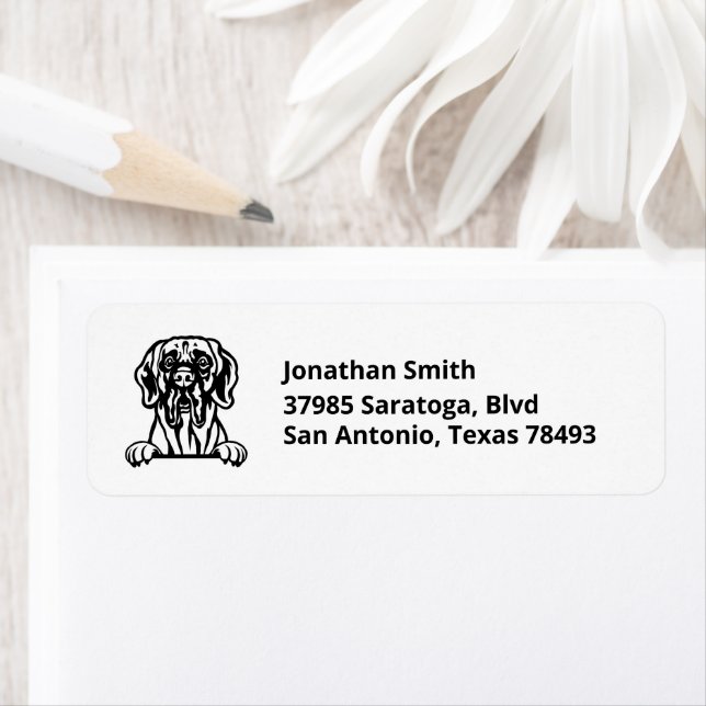 GREAT DANE | Image on Return Address Label (Insitu)