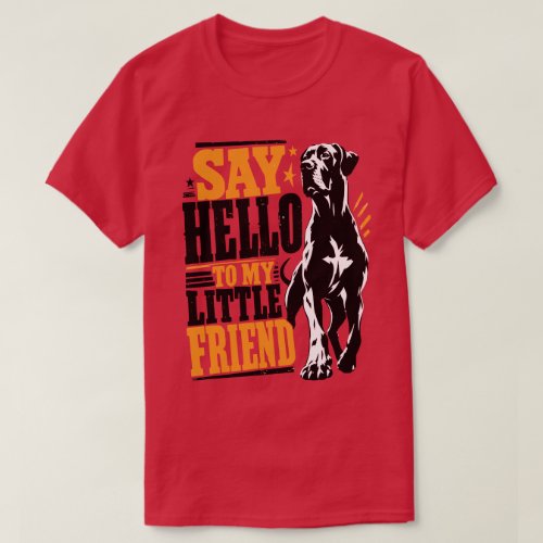 Great Dane impressive welcome  T-Shirt