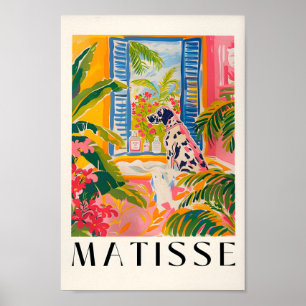 Great Dane In Bathtub, Funny Bathroom Wall Art, Do Poster