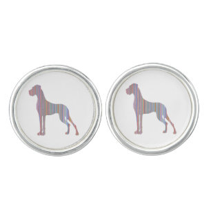 Great Dane in Pastel Colors Cufflinks