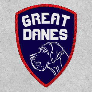 Great Dane Iron-on  Patch