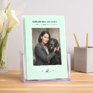 Great Dane Kennel Bifold Brochure Template sage