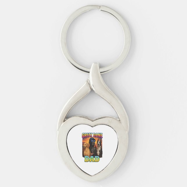 Great Dane Keychain (Front)