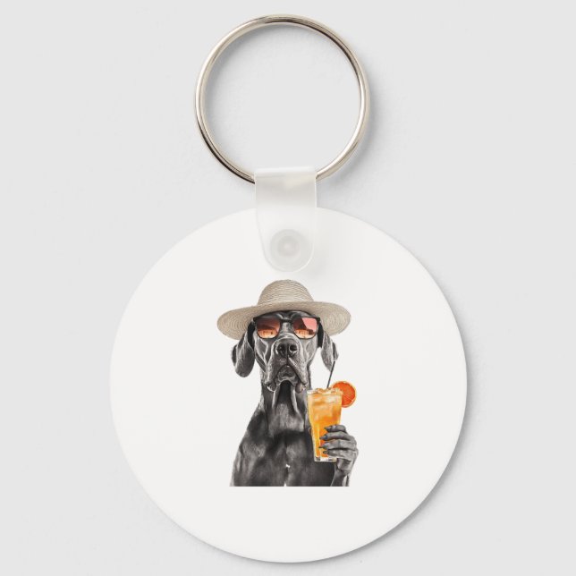 Great Dane Keychain (Front)
