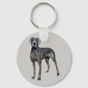Great Dane King of Dogs Keychain