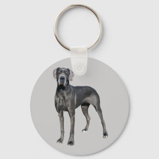 Great Dane King of Dogs Keychain