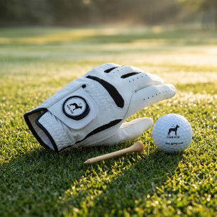 Great Dane Leather Golf Glove Dog Dad Gift