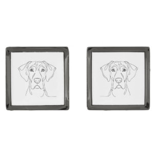 Great Dane Lineart  Cufflinks