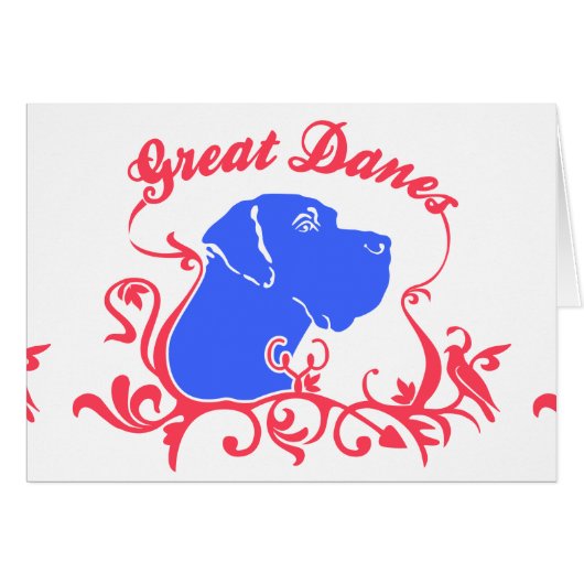 Great Dane Logo Cards (Front Horizontal)