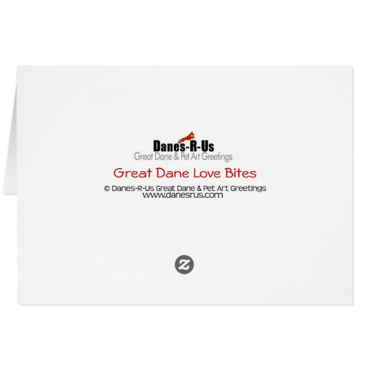 Great Dane Love Bites - Customized (Back Horizontal)