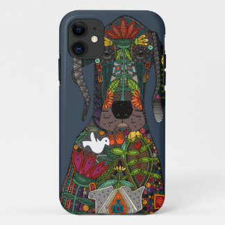Great Dane love midnight iPhone 11 Case