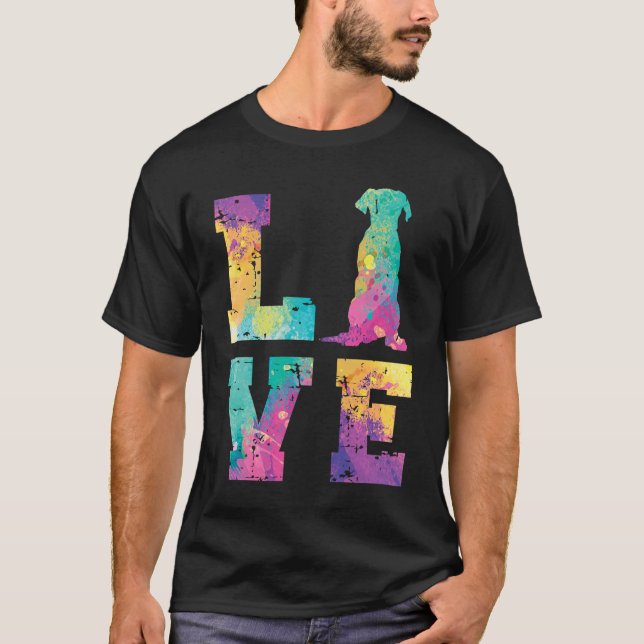 Great dane Love T-Shirt (Front)
