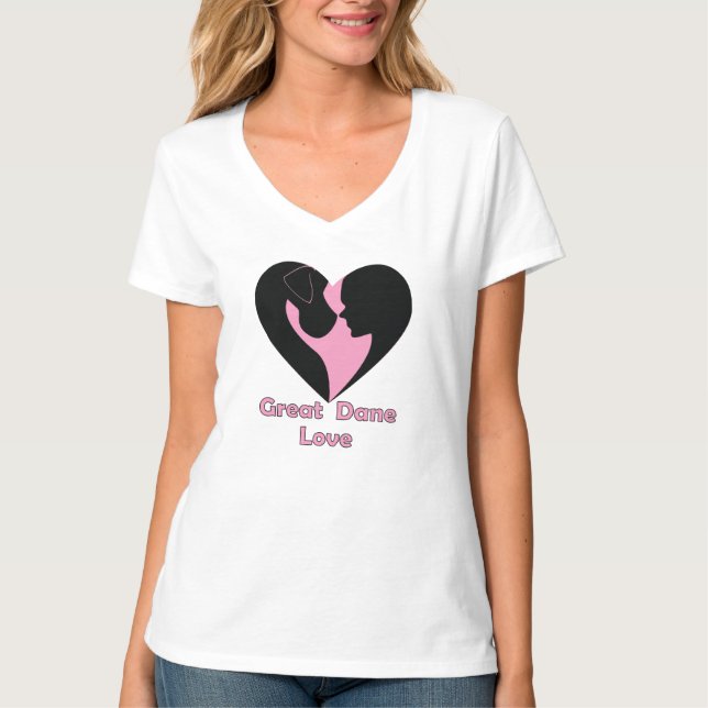 Great Dane Love tshirt (Front)