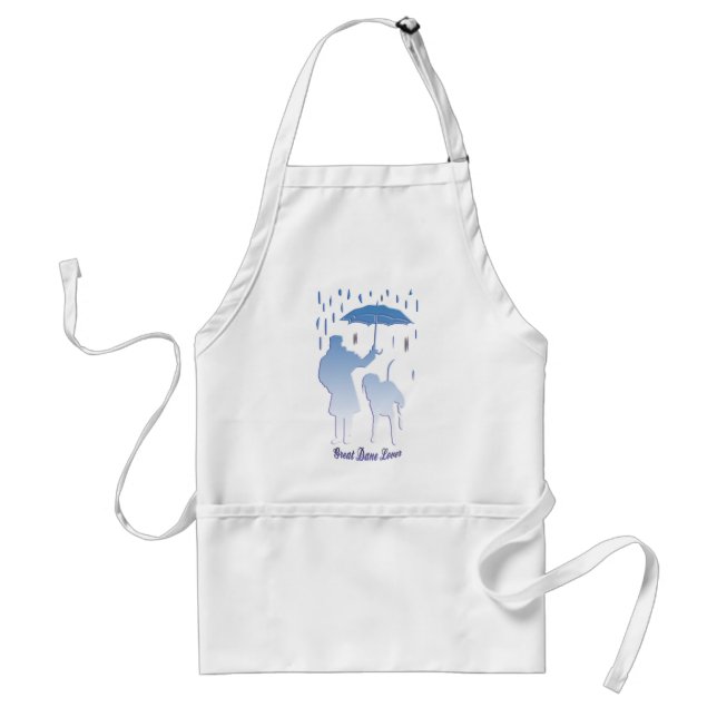 Great Dane Lover Adult Apron (Front)