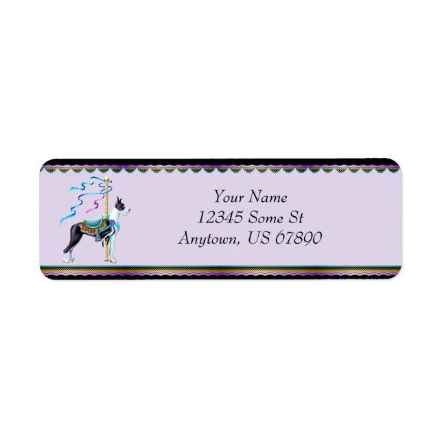 Great Dane Mantle Carousel Labels (Front)