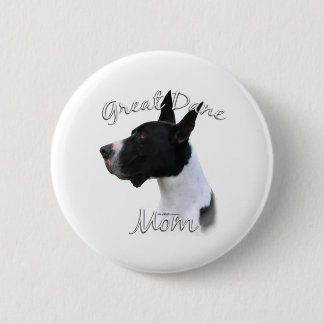 Great Dane (mantle) Mom 2 Pinback Button