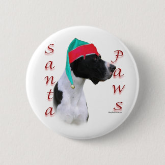 Great Dane (mantle) Santa Paws Pinback Button